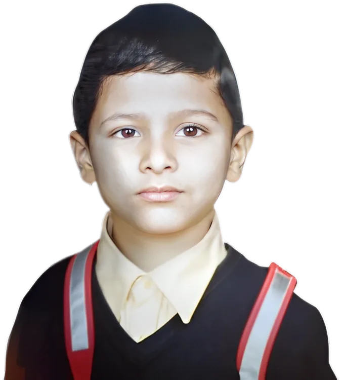 Ritwik Joshi as a child